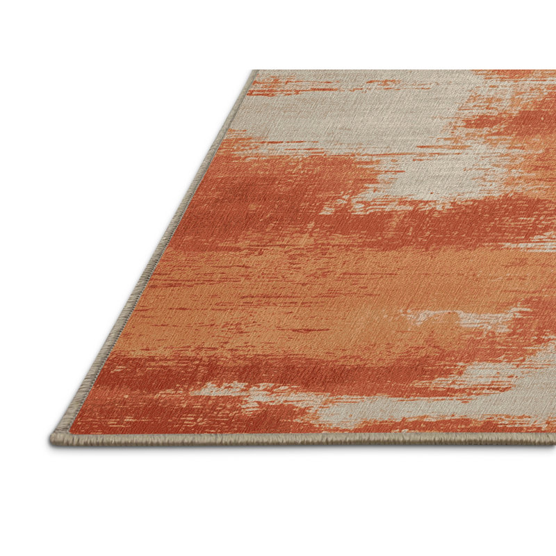 Tapis abstrait lavable à la machine, Tapis de couloir 2 pi x 4 pi