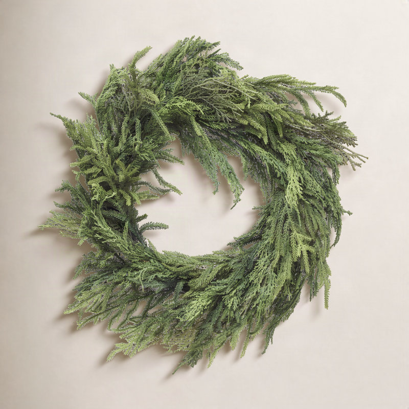 Habecker Natural Touch Cyprus & Norfolk 26'' Wreath