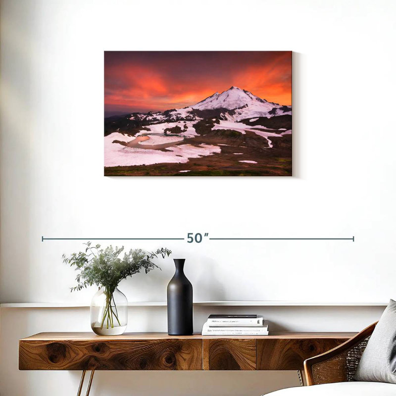 Alvord Snowcapped Mount Baker, 20" H x 30" W