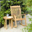 Brittany Teak Outdoor Rocking Armchair