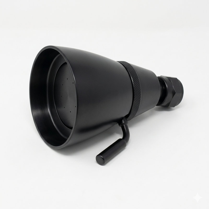 Shower Head 3" Diameter, Unlacquered Oil Rubbed Bronze