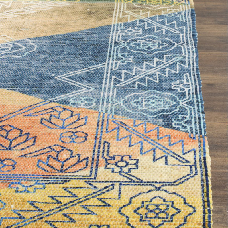 Amanda Hand Loomed Performance Geometric Rug, Runner 2'3" x 8'
