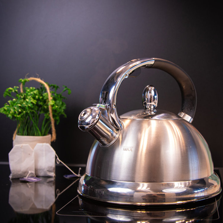 Kitchen Details 3.6 Quarts Stainless Steel Whistling Stovetop Tea Kettle &  Reviews