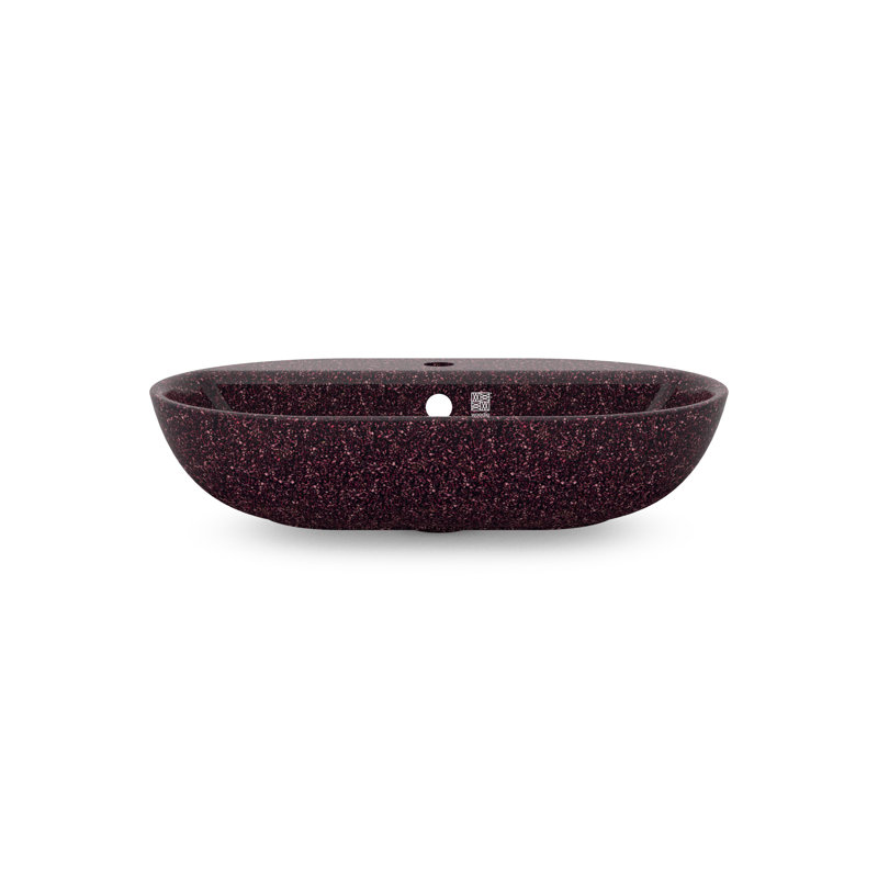 Soft60 23.62'' L Bathroom Sink, Berry