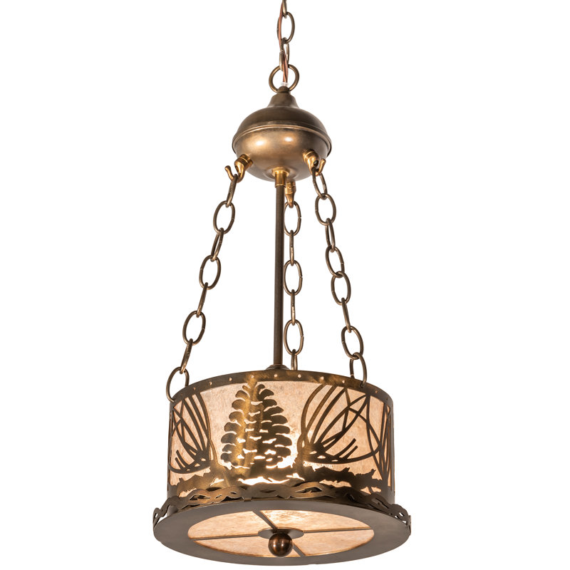 Rustic Lodge 1 - Light Pendant, Antique Copper