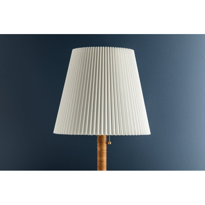 Dorset - 1 Light Table Lamp By Mark D. Sikes - Aged Brass Frame - Cream Shade