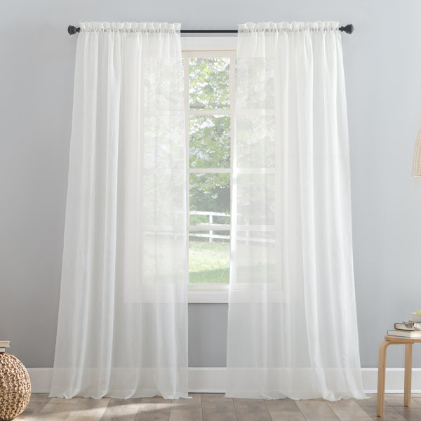 Curtain Track Set, Wall-Mounted - Large, for Spaces 6ft to 9ft Wide (White)