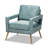 Klossett Velvet Armchair-388433001