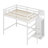 Loft Bed With Built-In Storage Wardrobe And Staircase-3713595