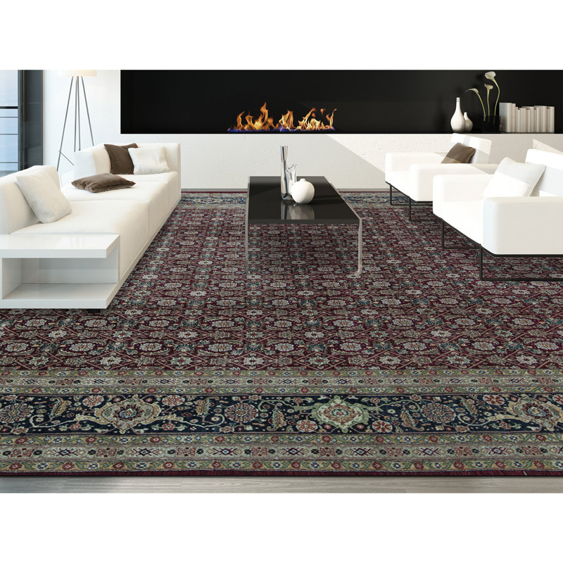 Manchuria Wool Oriental Area Rug, Rectangle 9'9" x 13'9"