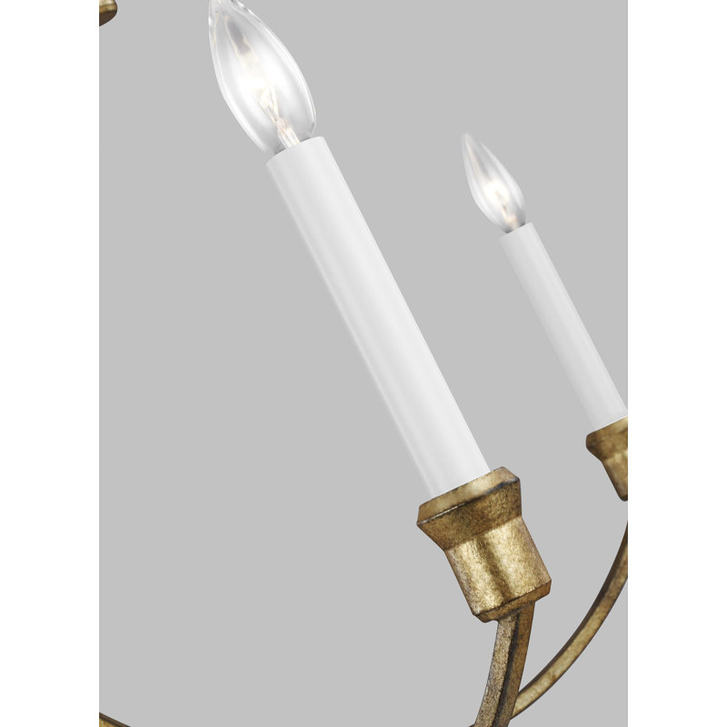 Westerly 12 - Light Chandelier, Antique Gild, 40" H x 42" W x 42" D