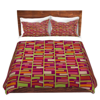 Polyester Geometric Shapes Duvet Cover