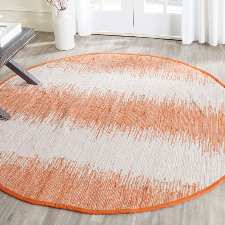 Parvin Hand Woven Cotton Striped Rug