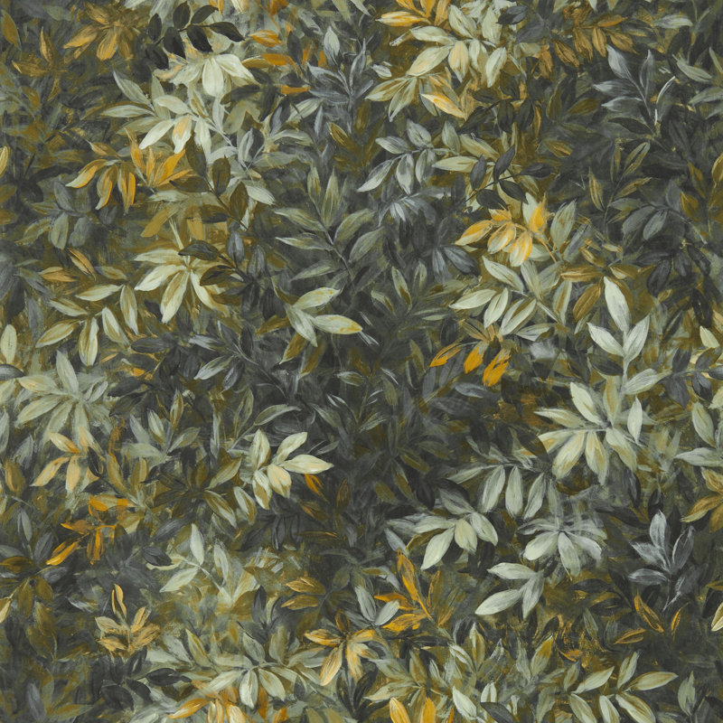 Congo Exotica 2 10.05m x 52cm Textured Wallpaper Roll, Noir