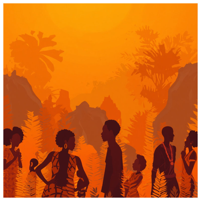 Coussins décoratifs Silhouette People, 18 x 18 pouces