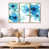 Gold Floater Framed