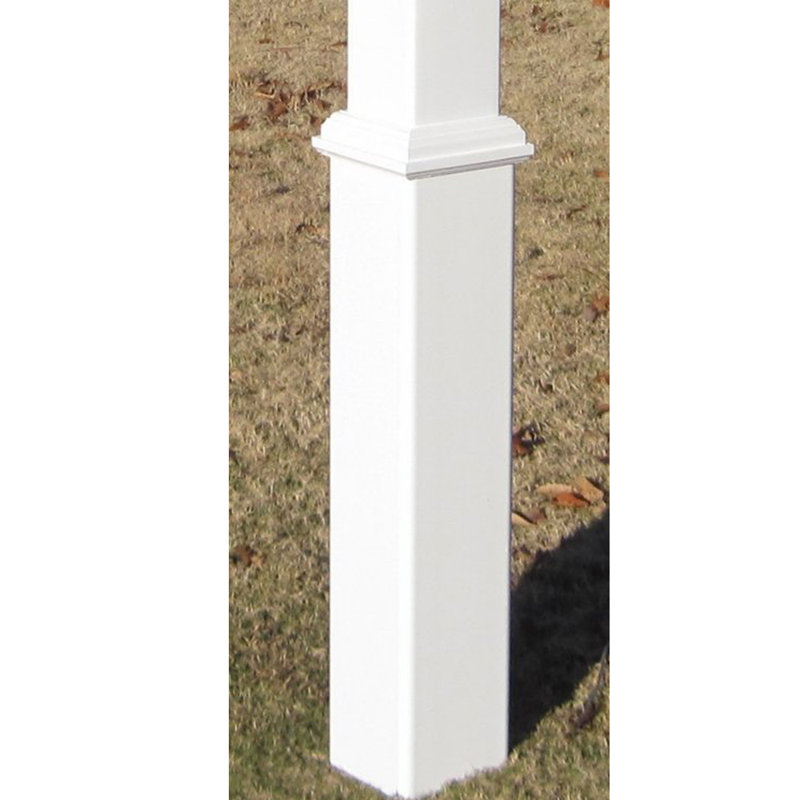Post Mounted Mailbox with Newspaper Compartment