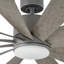 Windflower 12 - Blade LED Windmill Ceiling Fan with Wall Control and Light Kit Included-32650334-32650335