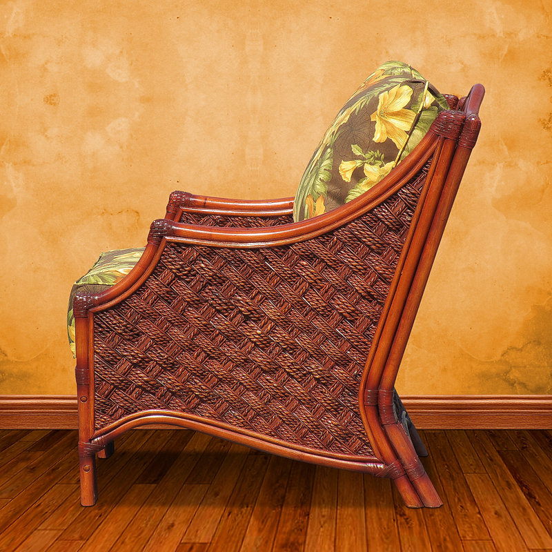 Schmitz Upholstered Armchair, Callie Coffee