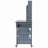 Versatile Kitchen Cart with Ample Storage and Smooth Mobility for Enhanced Kitchen Functionality