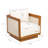 Paola Acacia And PVC-coated polyester Club Chair, Beige