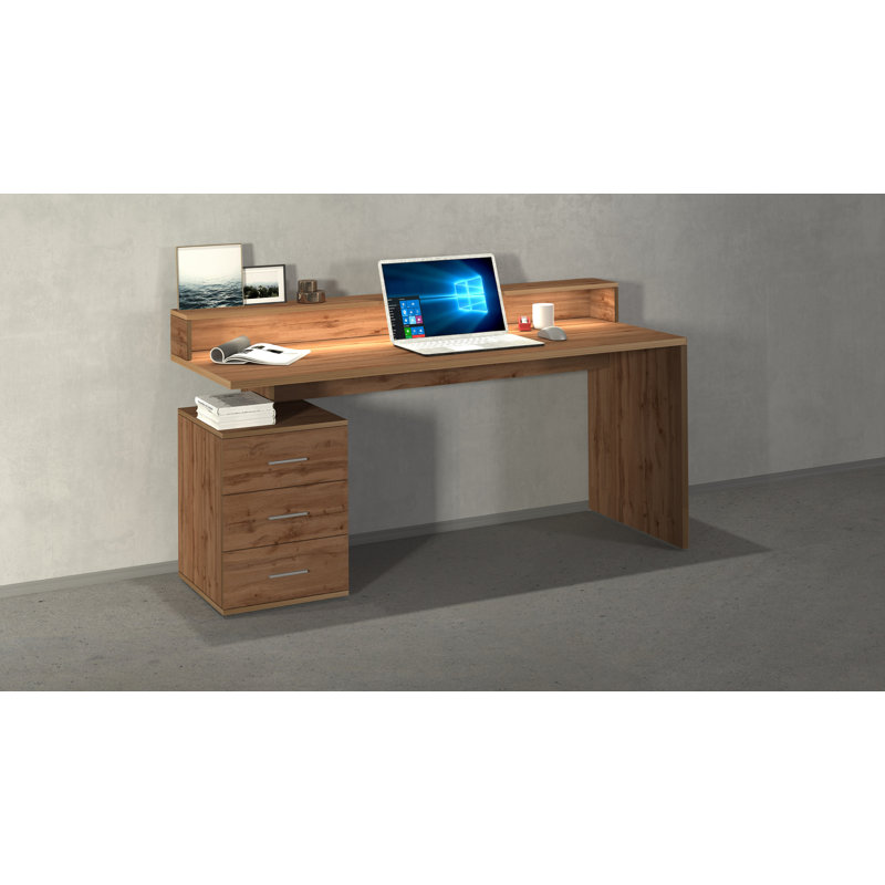 Basim 160 Cm Desk, Brown