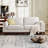 79.1'' Wide Classic Chenille Upholstered Sofa, 3-Seater Couch with Solid Wood Leg-1810852772
