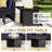 𝗡𝗼-𝗔𝘀𝘀𝗲𝗺𝗯𝗹𝘆 𝗖𝗵𝗮𝗶𝗿𝘀, 2-Person Patio Furniture Set Wicker Outdoor Sectional Seating Group Outside Conversation Sofa With Fire Pit (𝗕𝗹𝘂𝗲 𝗖𝘂𝘀𝗵𝗶𝗼𝗻 𝗖𝗼𝘃𝗲𝗿𝘀 𝗜𝗻𝗰𝗹𝘂𝗱𝗲𝗱)-578084311-575346744-575346740