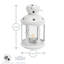 Nicola Spring - Metal Hanging Tealight Lanterns - 20cm-50928710