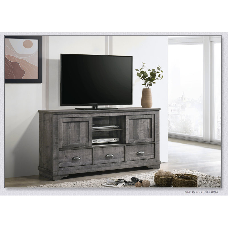 Coralee - Meuble télé - Support stable, conception multifonctionnelle