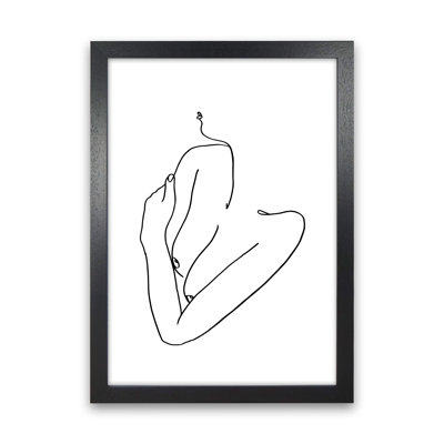Female Holding Arms - Print