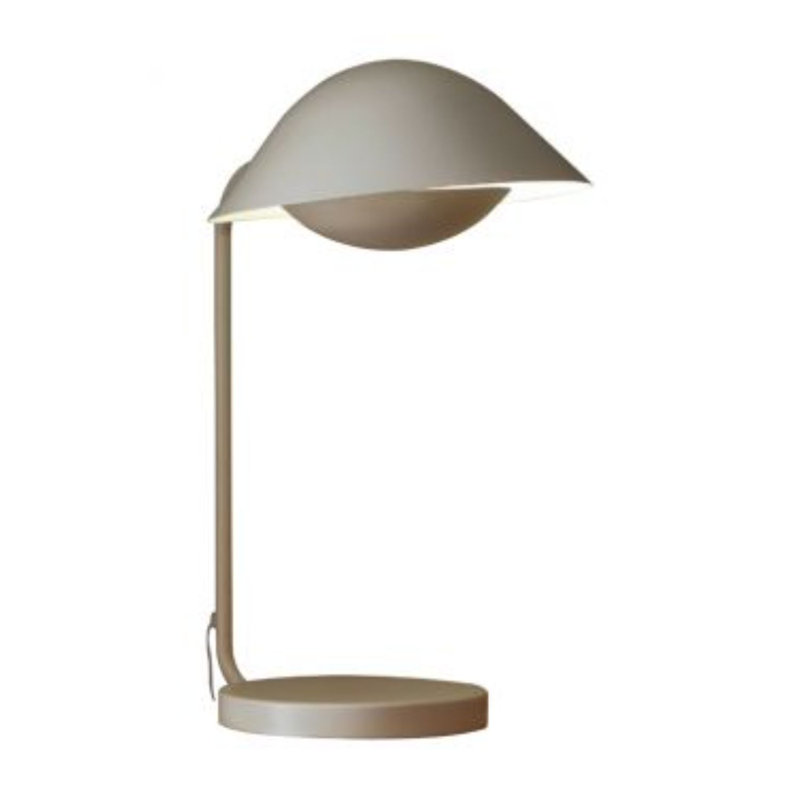 Metal Desk Lamp, Beige, Beige