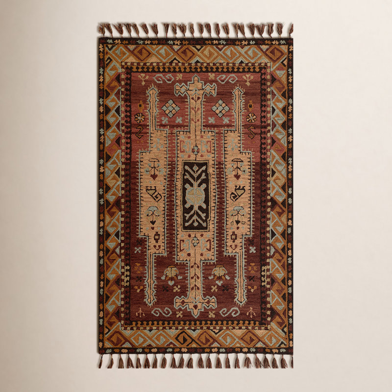 Tahoe Wool Southwestern Area Rug, Rectangle 2' x 3'