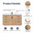 Cloverfield 60'' Single Bathroom Vanity with Cultured Marble Top-93496142-93496143