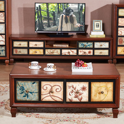 Handmade TV stand coffee table