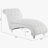Tufted Armless Chaise Lounge