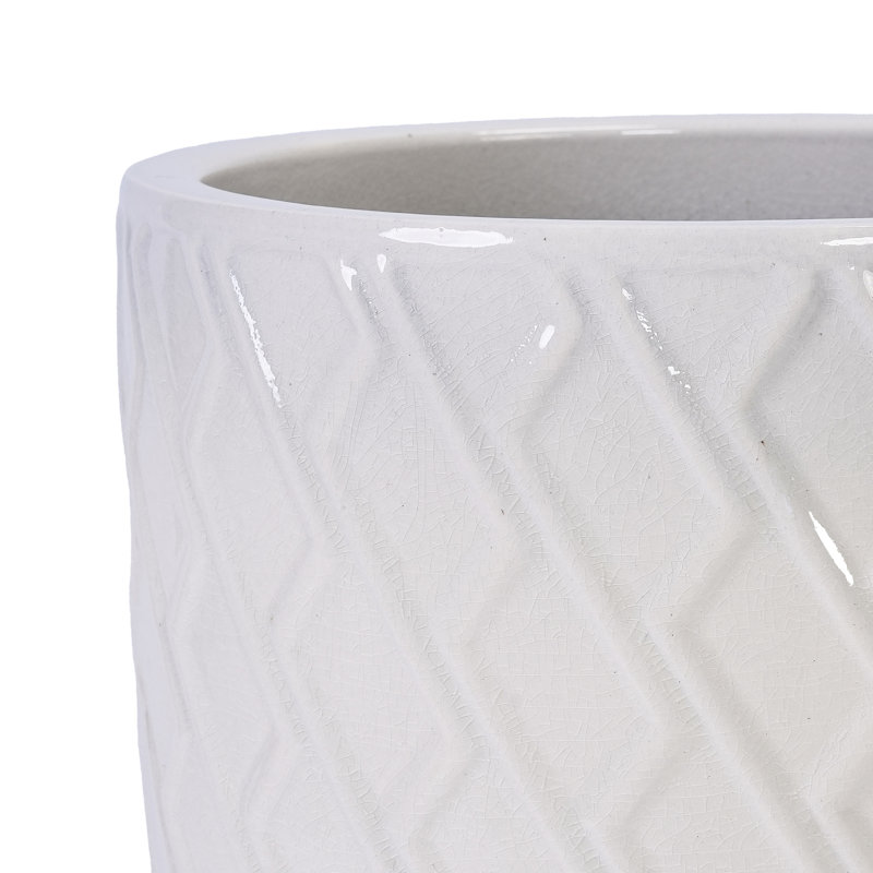 Pot à fleurs Modern Modern, Blanc