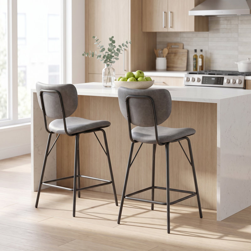Tabouret de bar Dawlish, Gris