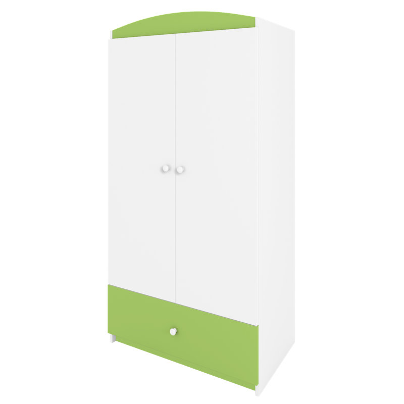 Cicero 2 Door Wardrobe, Lime Green