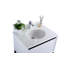 Ensemble de meuble-lavabo de salle de bain simple à double fixation 30 po Riey