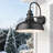 Outdoor Barn Light,Outdoor Wall Sconce,Farmhouse Porch Wall Lamp,Anti-Rust Front Door Lighting Fixture For House,Doorway,Patio,Garage(Black+White)(Set Of 2)-1314459400