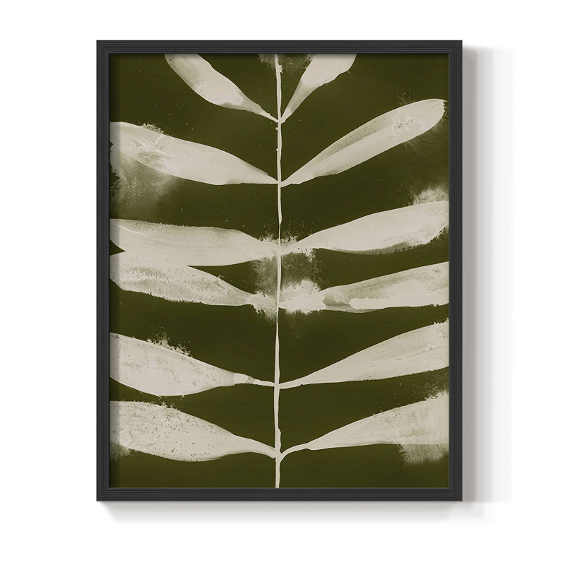 «Organic Bloom VI», reproduction encadrée - bois massif, H 30 po x l 24 po, Noir, noir, noir, noir