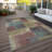 Neysa Washable Abstract Indoor / Outdoor Rug-1008251011