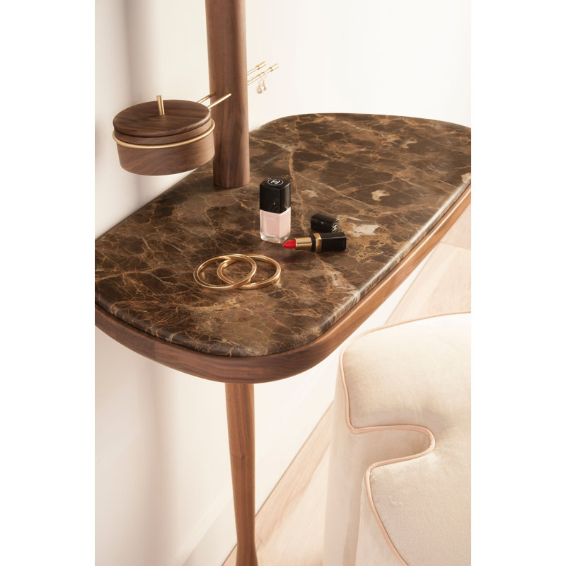 Nomon Tocador Solid Wood Vanity with Mirror | Wayfair