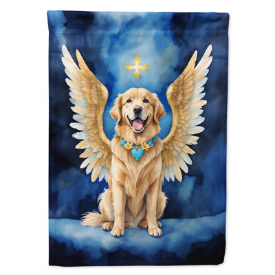 Golden retriever, mon drapeau de la maison de l'ange