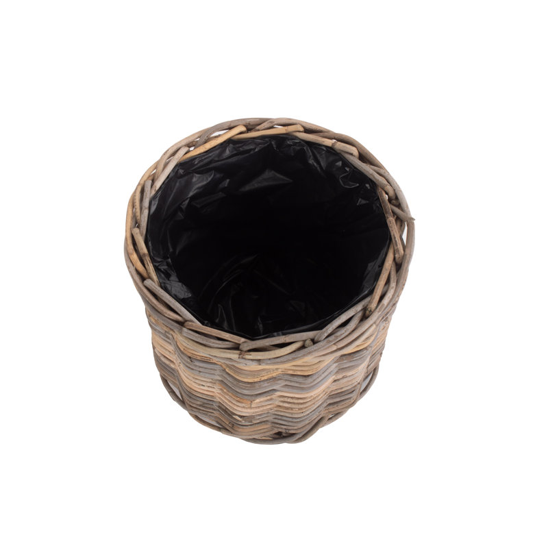 Dunshee Rattan Plant Pot, 25cm H x 29cm W x 29cm D
