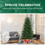 Arbre de Noël pin pré-éclairé-205858873