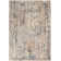 Addie Abstract Modern Machine Woven Area Rug in Beige/Gray
