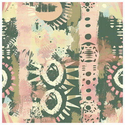 Abstract Tribal Motif Comforter