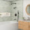 PureEssence 4-Function Dual Round Heads Pressure-Balanced Shower System with Bathtub Spout